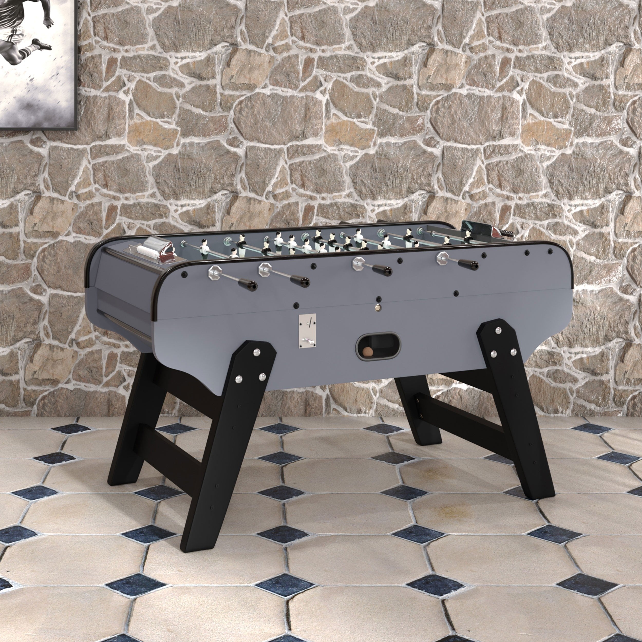 Baby foot Bistrot gris