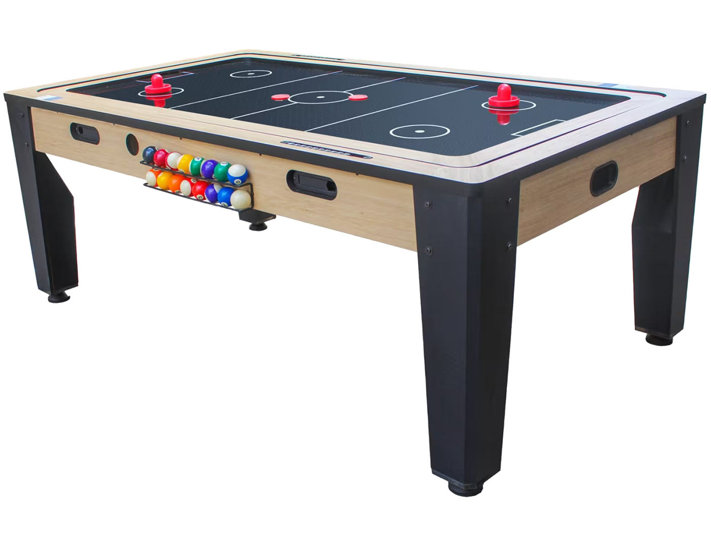 Table multi jeux rotative industrielle 7FT billard - hockey - Ping-pong