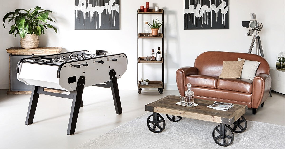 Baby foot Scudetto blanc