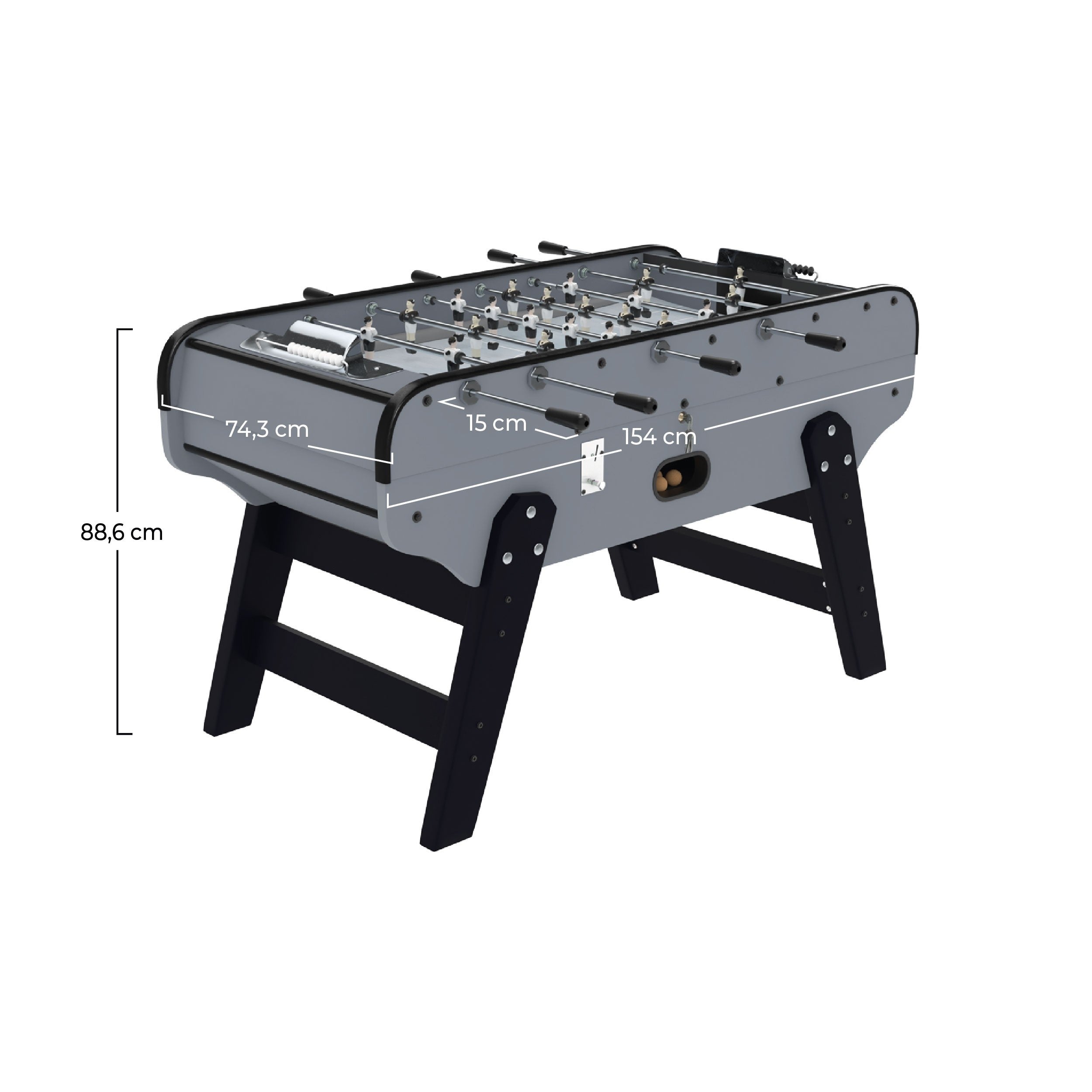 Baby foot Bistrot gris