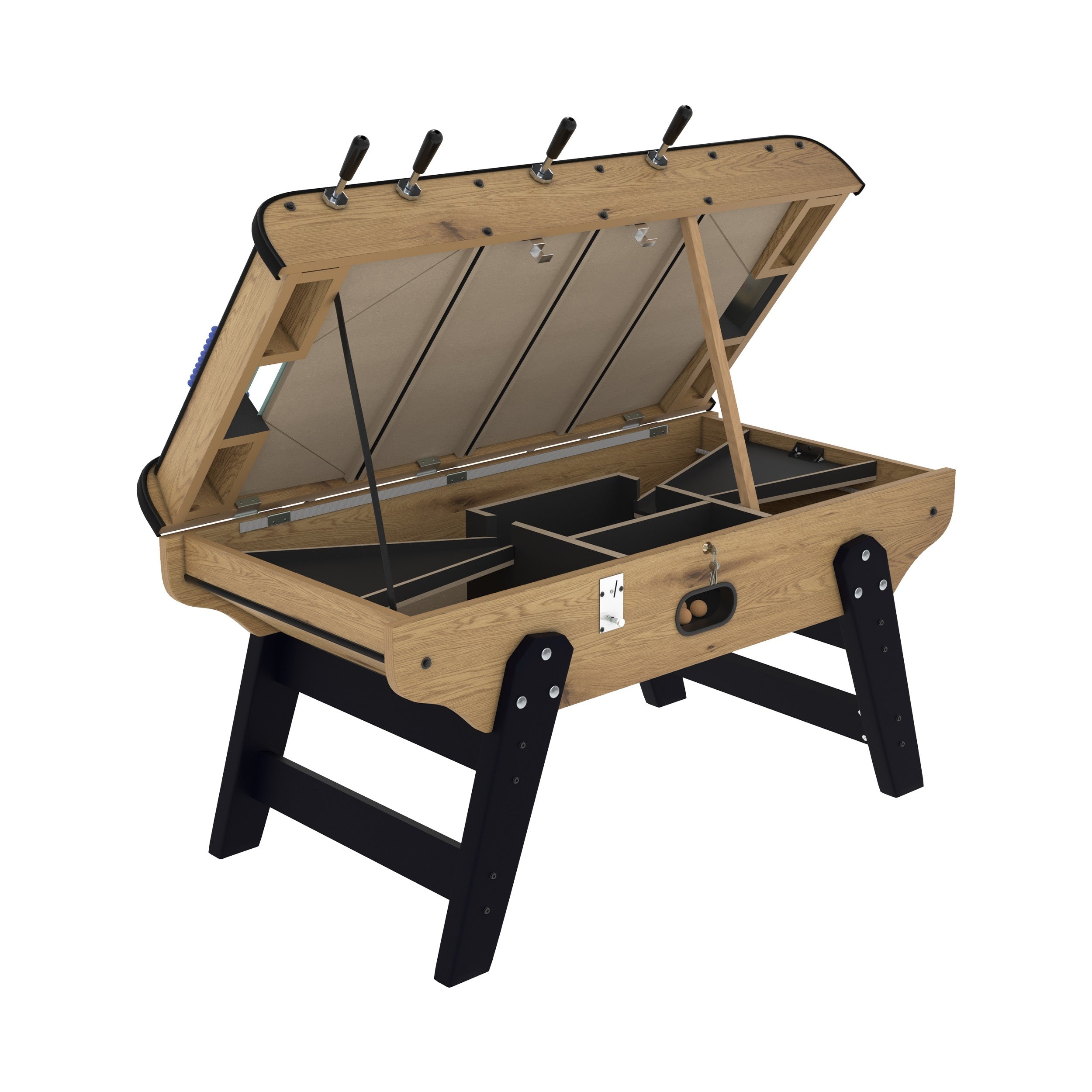 Baby foot Bistrot imitation vieux chêne