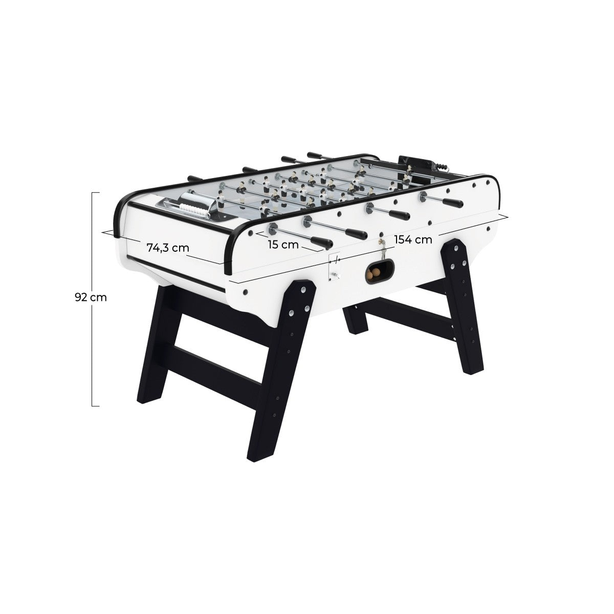 Baby foot Bistrot blanc