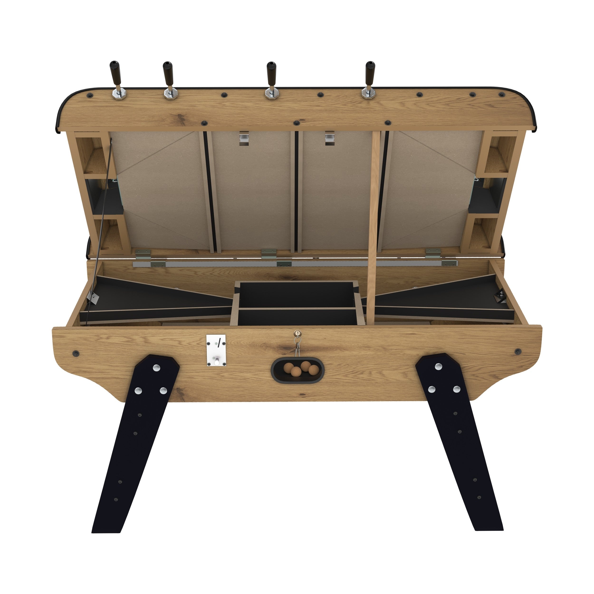 Baby foot Bistrot imitation vieux chêne