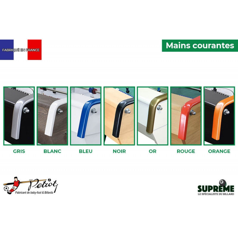 Baby foot PETIOT MONNAYEUR CAFE LAQUE SATINEE BLANCHE