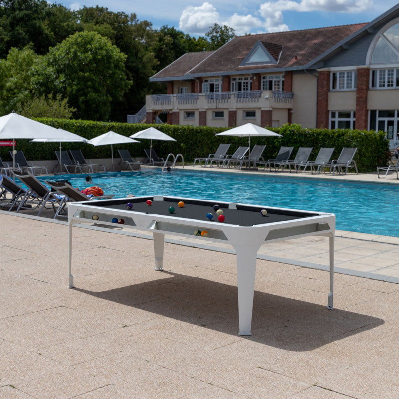 Billard Américain 7ft Canetto Blanc Outdoor