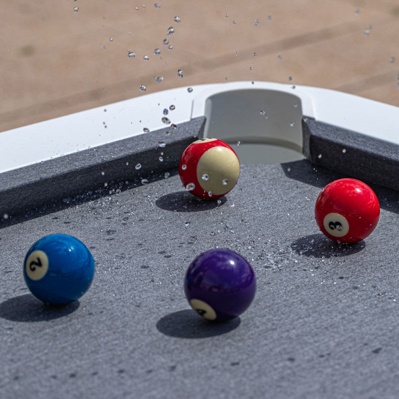 Billard Américain 7ft Canetto Blanc Outdoor