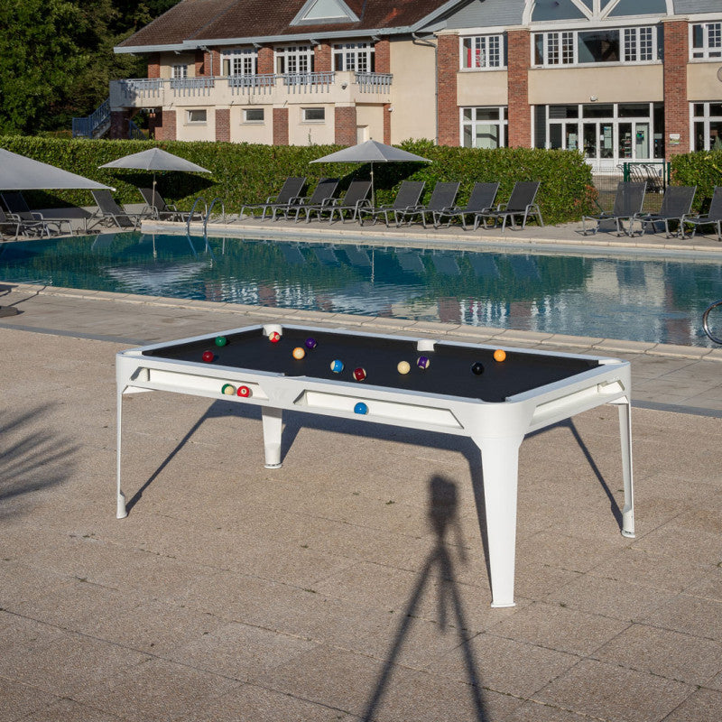 Billard Américain 7ft Canetto Blanc Outdoor