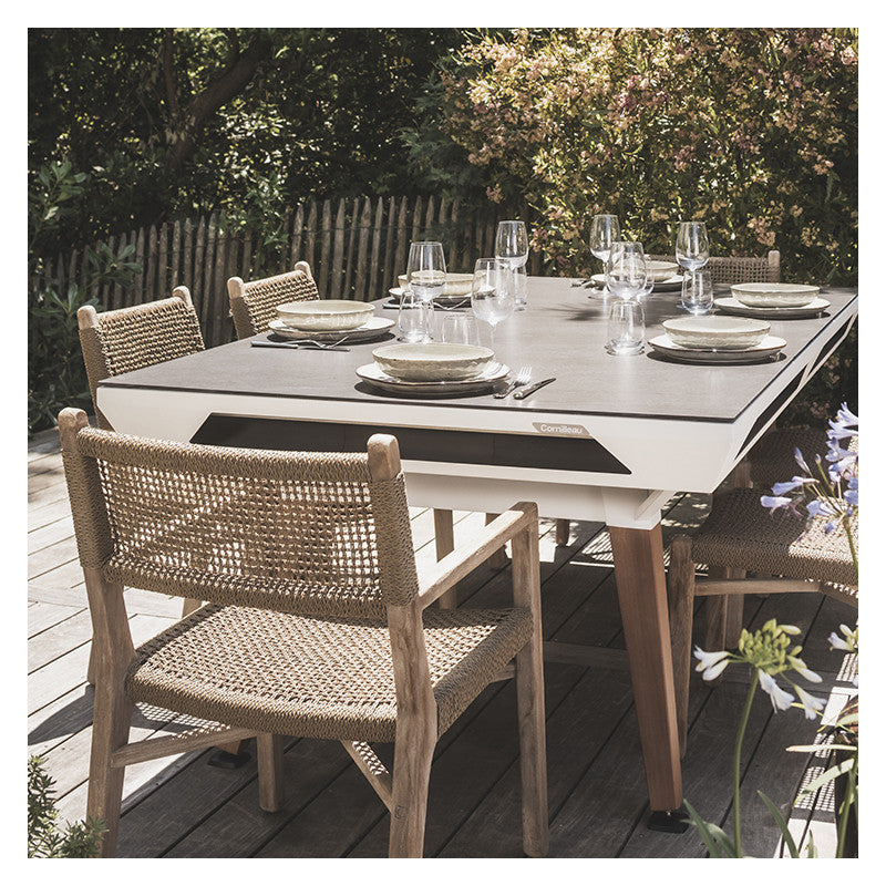 Billard américain 7ft Madalena Blanc outdoor