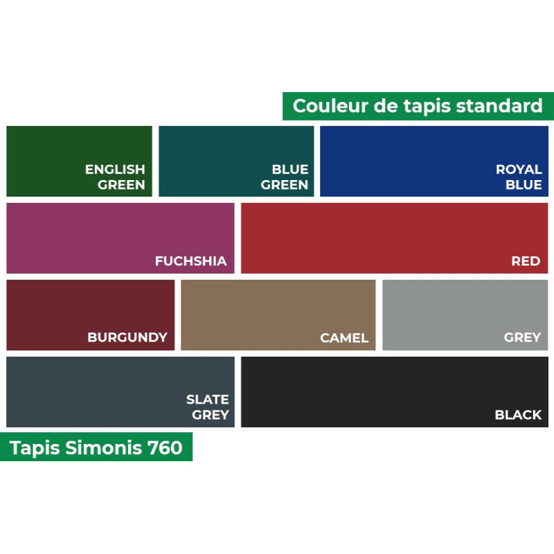 Billard Dynamic III 8ft finition Chêne