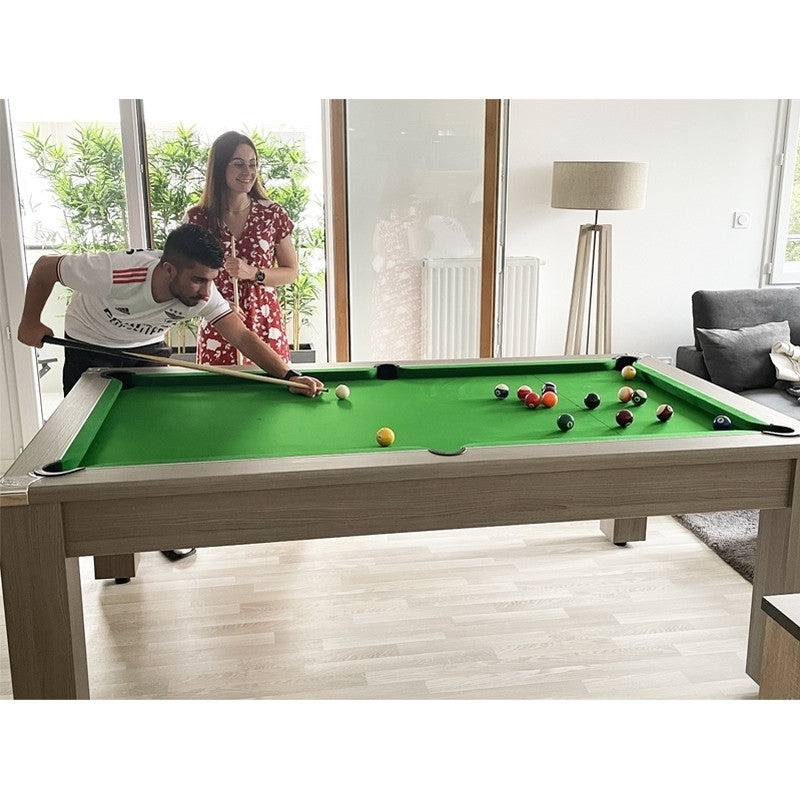 Billard Pool Cardiff 7ft Chêne Gris