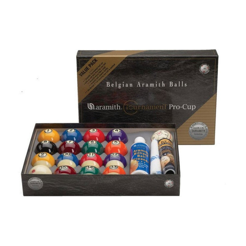 Billes de billard américain Aramith Ø 57,2 mm Tournament Pro-Cup Value Pack