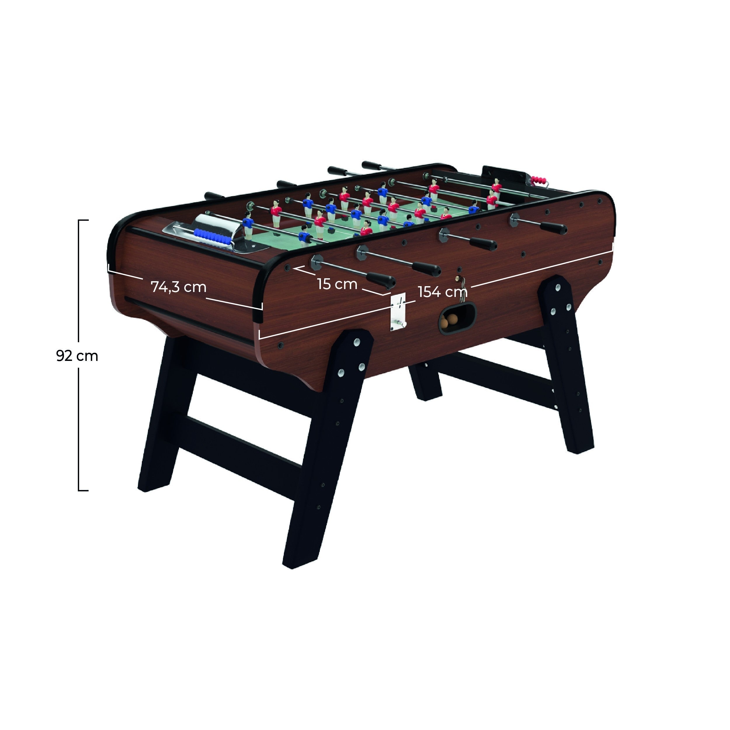 Baby foot Bistrot acajou