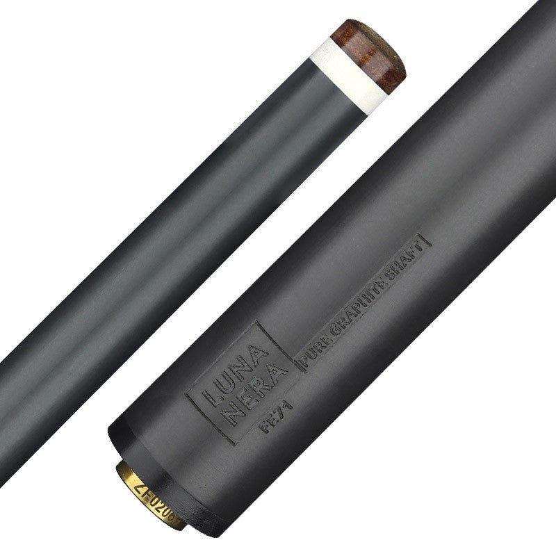 Queue de billard français Longoni ***** Custom Pro Black Pearl II VP2T + flèche Luna Nera FE71