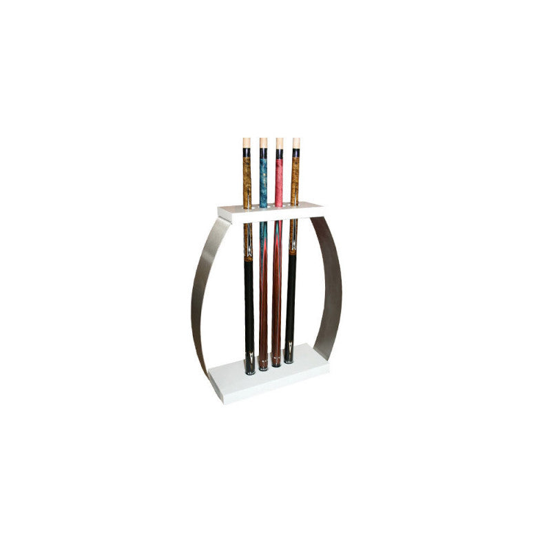 Porte-queues Design Laqué blanc 4 queues