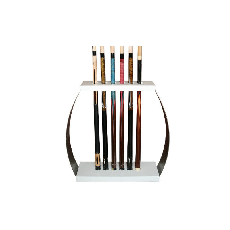 Porte-queues Design Laqué blanc 6 queues