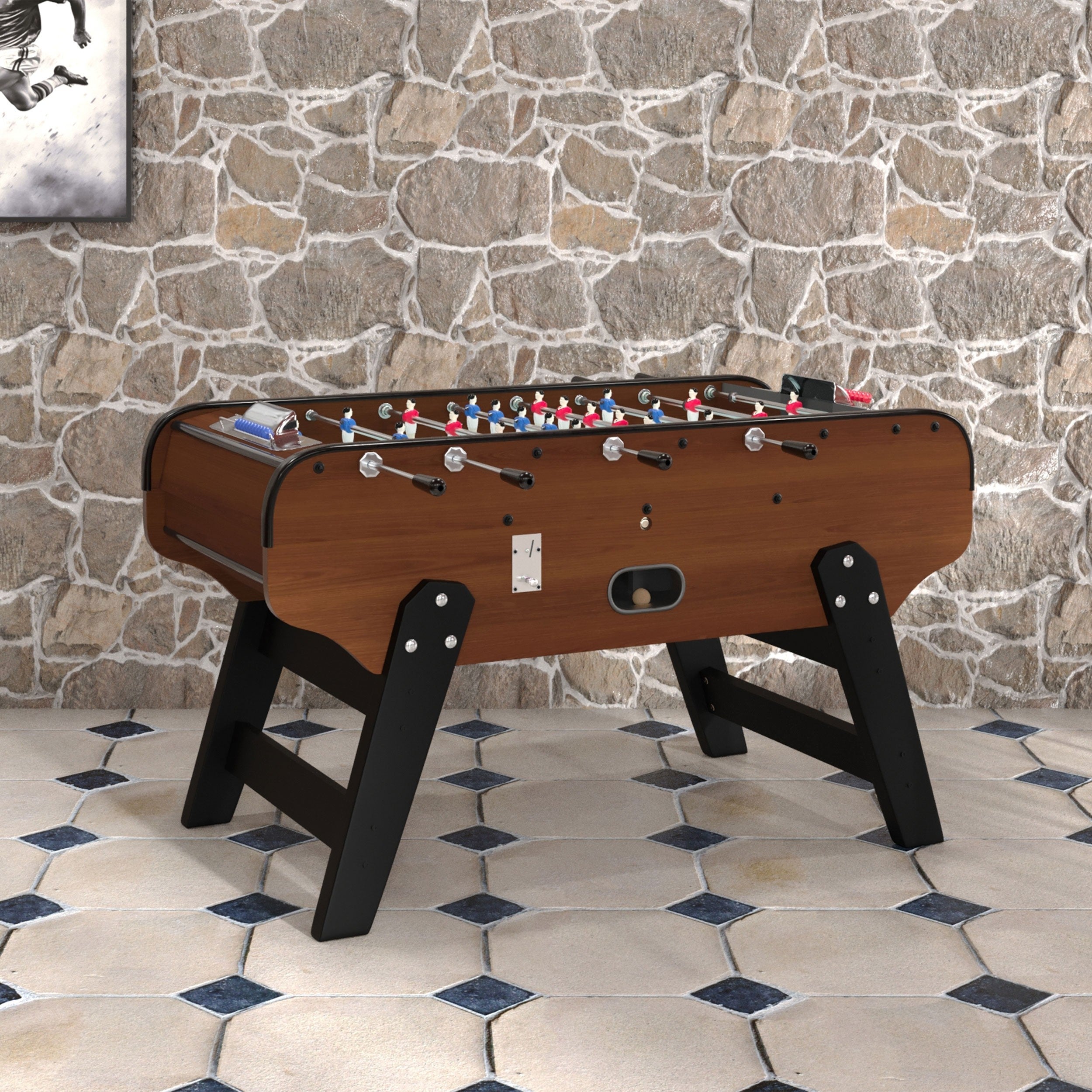 Baby foot Bistrot acajou